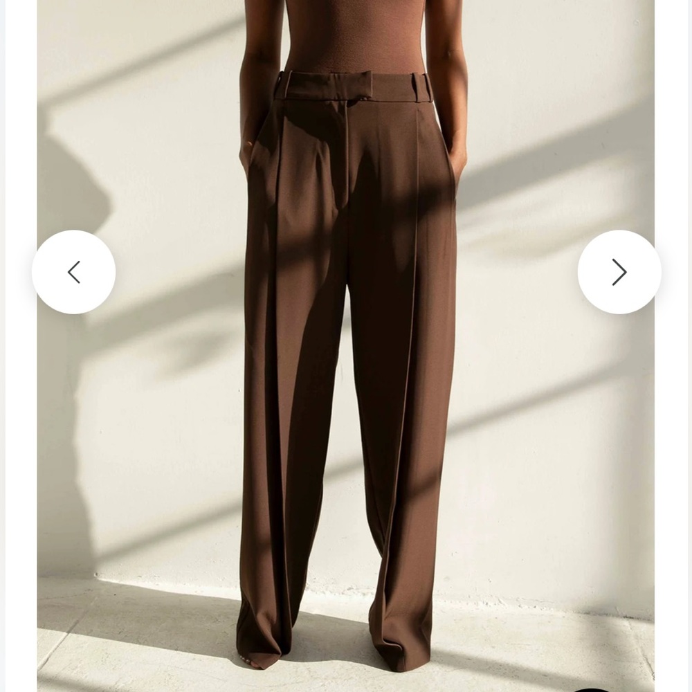 Chocolate Re Ona Joey Suit Trousers